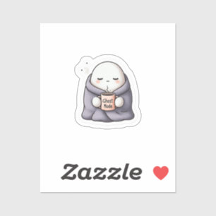 Pegatina de modo fantasma acogedor - Personalizado
