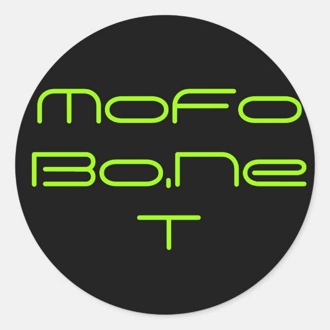 Pegatina de MoFoBo.NeT (Anverso)