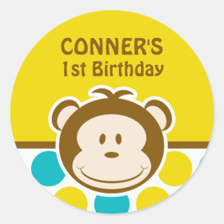 Pegatina de mono de clase