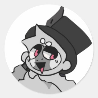 Pegatina de mono de fuego