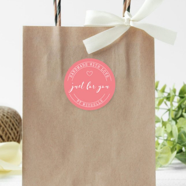 Pegatina de monograma personalizado hecho a mano c (Subido por el creador)