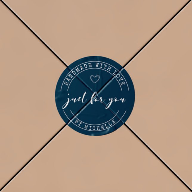 Pegatina de monograma personalizado hecho a mano c (Subido por el creador)