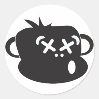Pegatina de monos borrachos