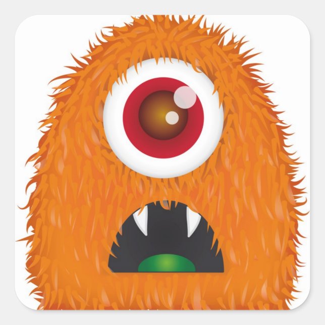 Pegatina de monstruos (Anverso)