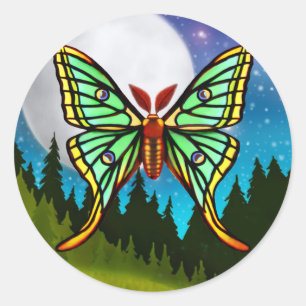 Pegatina de Moon Moth de España