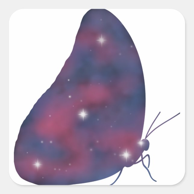 Pegatina de Morpho Starscape Oscuro (Anverso)