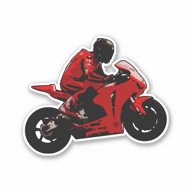 Pegatina de motocicletas (Anverso)