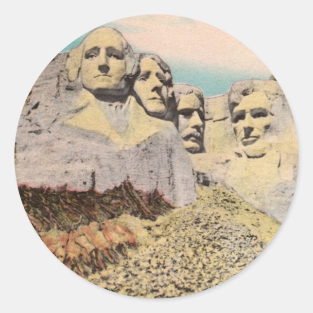 Pegatina de Mt. Rushmore (Anverso)