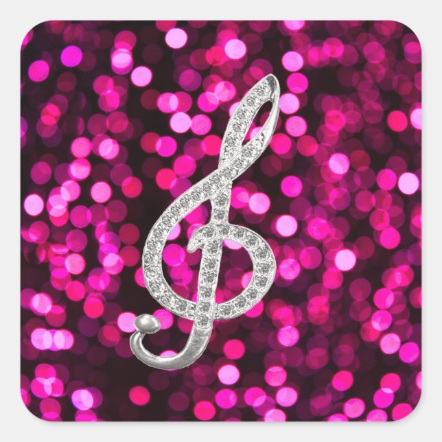 Pegatina de Music Gclef (Anverso)