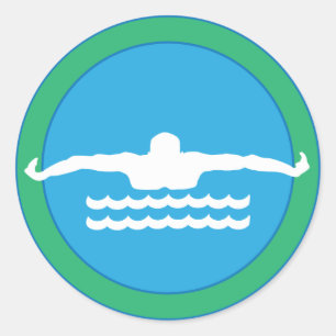 Pegatina de natación