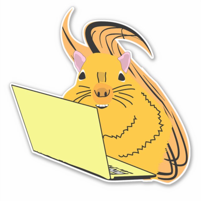 Pegatina de Naughty Squirrel #2 (Anverso)