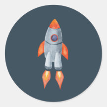 Pegatina de nave espacial