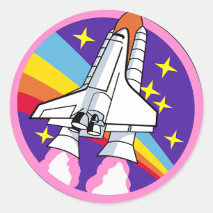 Pegatina de nave espacial