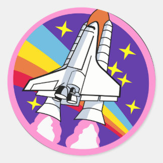 Pegatina de nave espacial