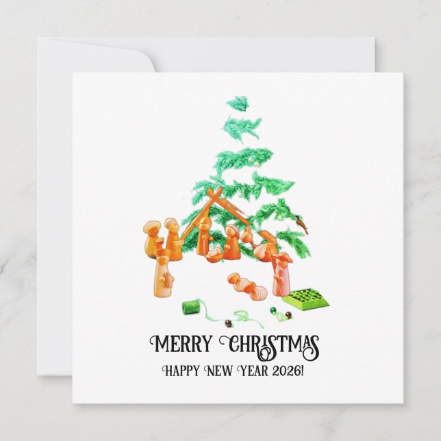 Pegatina de Navidad (Anverso)