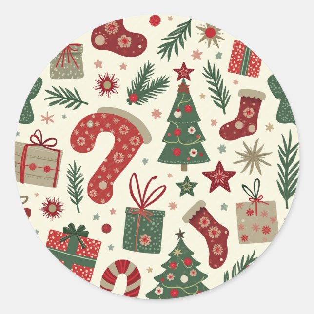 pegatina de navidad (Anverso)