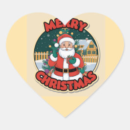 Pegatina de Navidad de época - Decoración de vacac