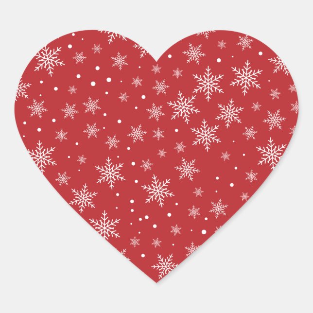 Pegatina de Navidad de la Temporada de Copo de Nie (Anverso)