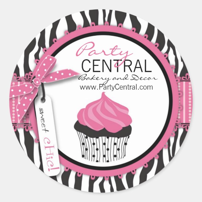 Pegatina de negocios de Moda Boutique (Anverso)