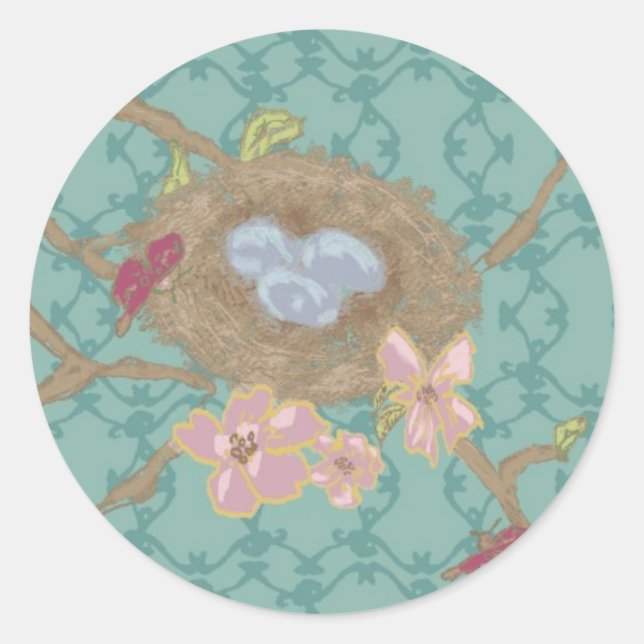 Pegatina de nido de Bari J. (Anverso)