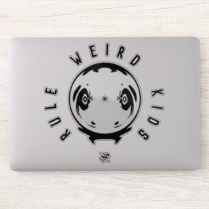 Pegatina de Niños Raros Regla – Lema Divertida Rar