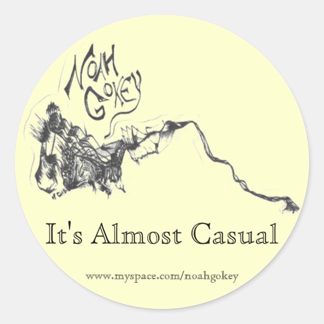 Pegatina de Noah Gokey - al azar (Anverso)