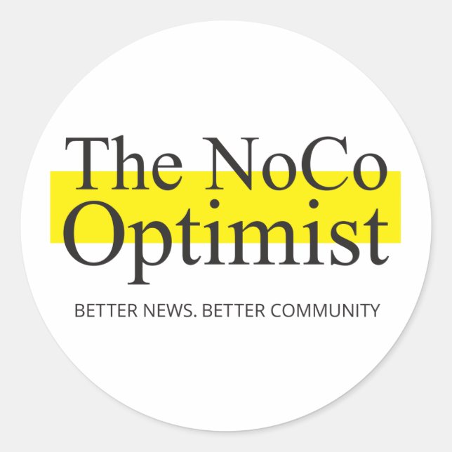 Pegatina de NoCo Optimist (Anverso)