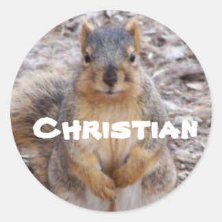 pegatina de nombre: cristiano