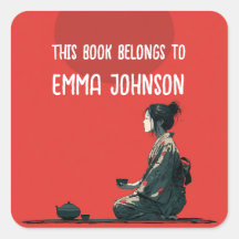 Pegatina de nombre de Chica animal | Etiqueta de r