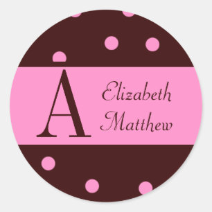 Pegatina de nombre y apellido de Personalizar Rosa