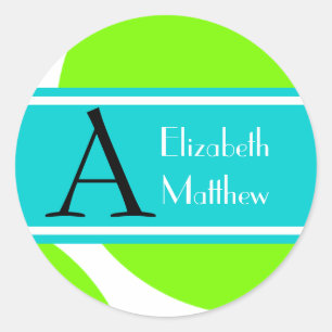 Pegatina de nombre y apellido de Personalizar trop