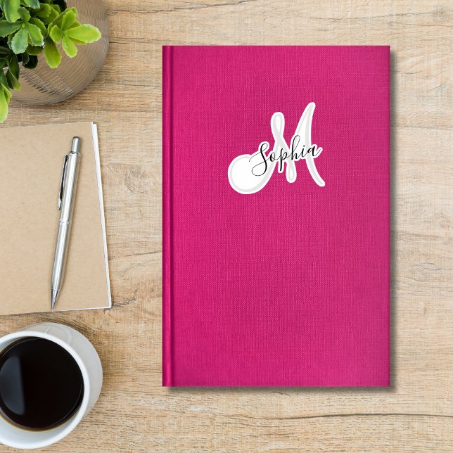 Pegatina de nombres manuscritos monogramados perso (Subido por el creador)