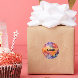 pegatina de nombres personalizado