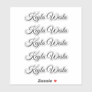 Pegatina de nombres Personalizado-Pegatina de vini