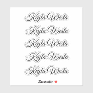 Pegatina de nombres Personalizado-Pegatina de vini