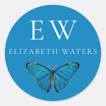 PEGATINA DE NOMBRES PERSONALIZADOS DE LA RONDA AZU