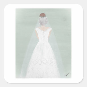 Pegatina de novia