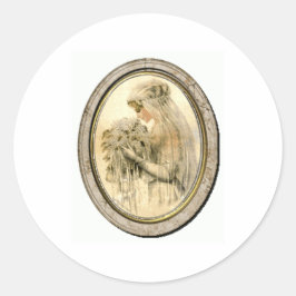 Pegatina de Novias Vintage