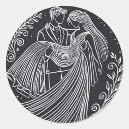 Pegatina de novias y Bodas de Groom