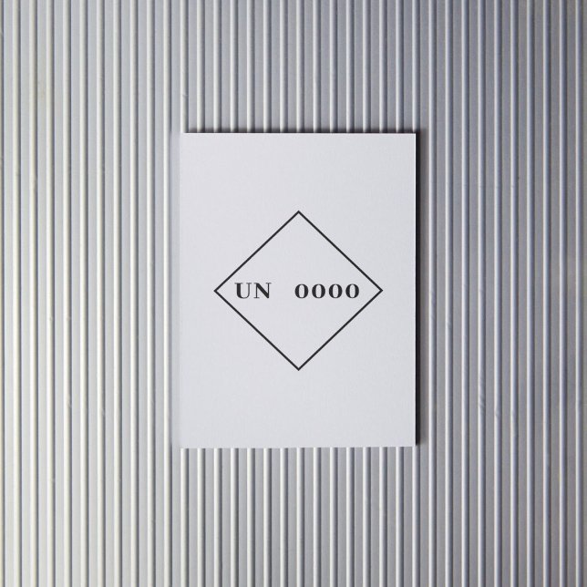 Pegatina de número de personalizado ONU (Subido por el creador)