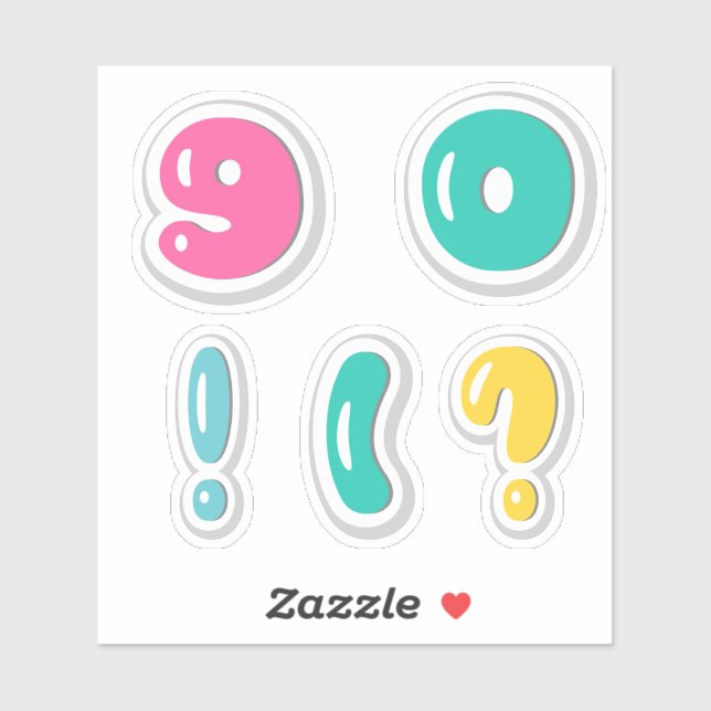 Pegatina de números (Hoja)