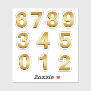 Pegatina de números de dirección de buzón de co