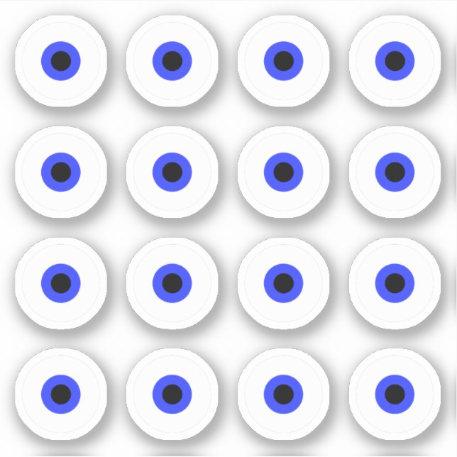 Pegatina de Ojo Malo (Anverso)