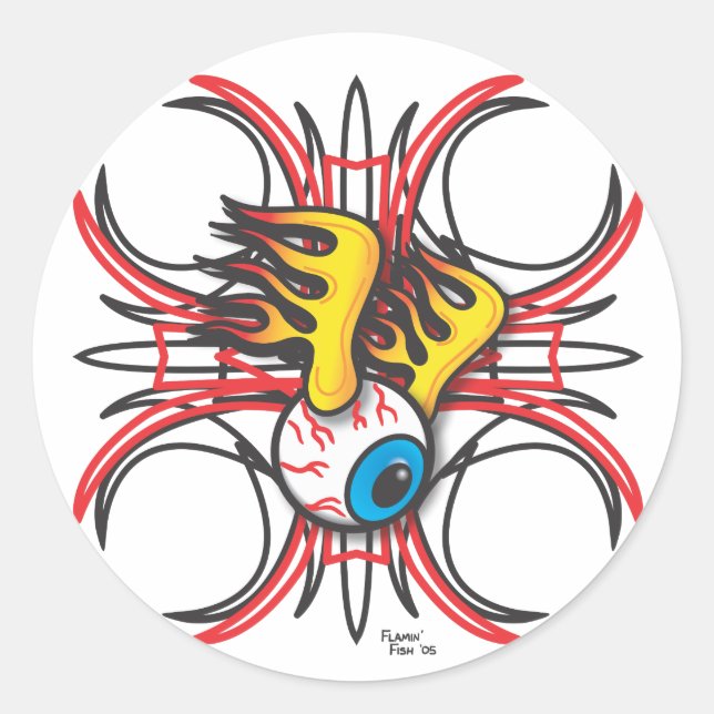 Pegatina de ojos Flamin (Anverso)