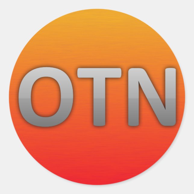 Pegatina de OmniTechNews (Anverso)