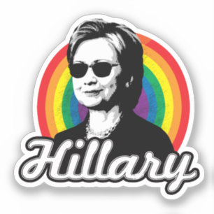Pegatina de Orgullo Gay de Hillary Clinton