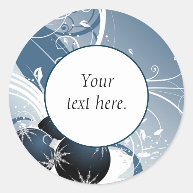 Pegatina De Ornamentos De purpurina Y De Espuma (Anverso)