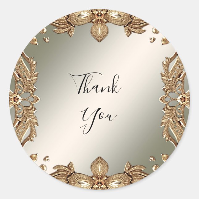 Pegatina de Ornate Gold (Anverso)