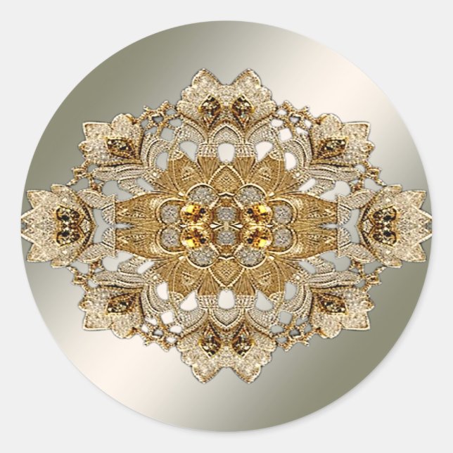 Pegatina de Ornate Gold (Anverso)
