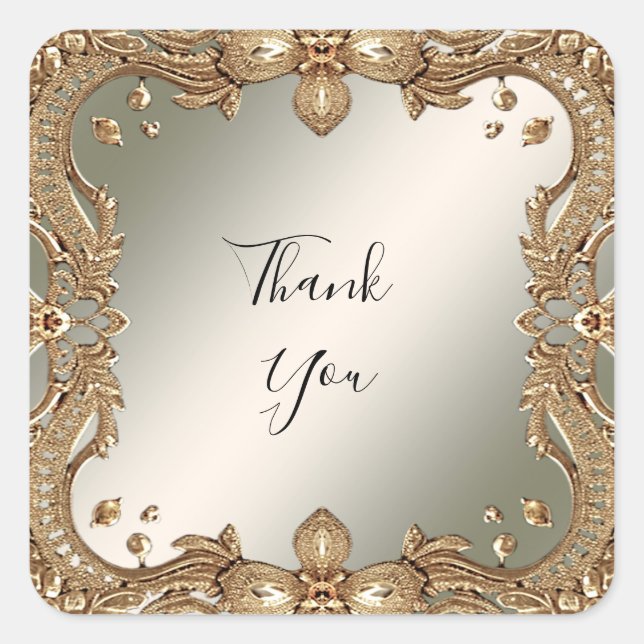 Pegatina de Ornate Gold (Anverso)